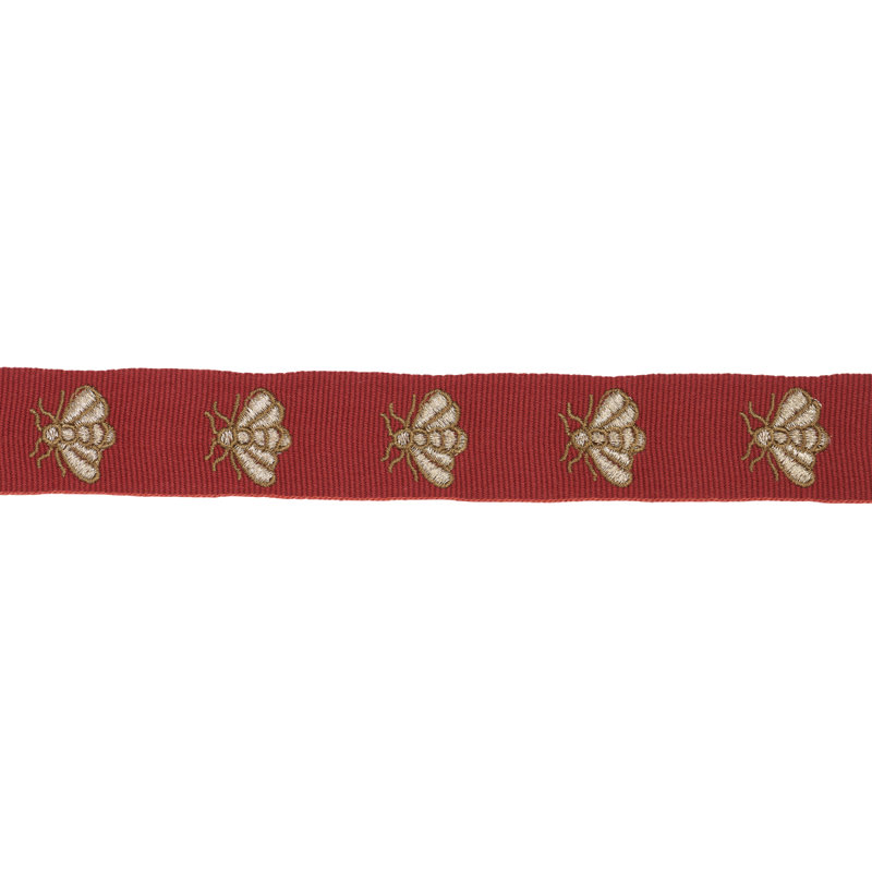 Hubert's Bees Tape, Rouge/Gold
