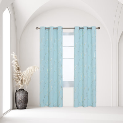 Boulus Room Darkening Curtain Pair