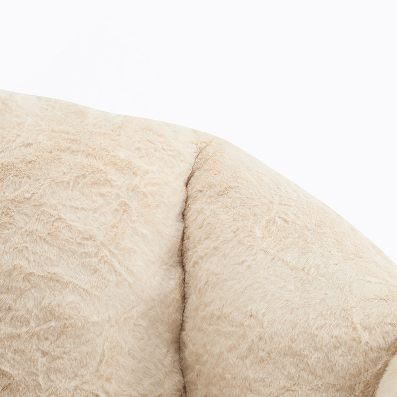 Fauteuil à billes d'intérieur de style fauteuil confortable, beige