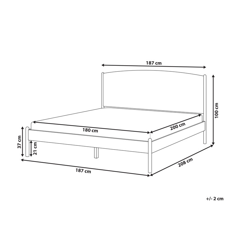 Solid Wood Bed, Super King (6')
