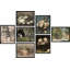 «Vintage Bouquet Nature Wilderness», 7 pièces sur papier-99482529-99482532