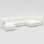 Ensemble de canapé modulaire Nestora avec rangement, canapé modulaire convertible pour le salon-134185566