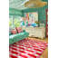 Hand Tufted Wool Geometric Area Rug in Coral/Rose-113206996