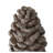 Set of 2 Gray Polyresin Pinecone Table Decor