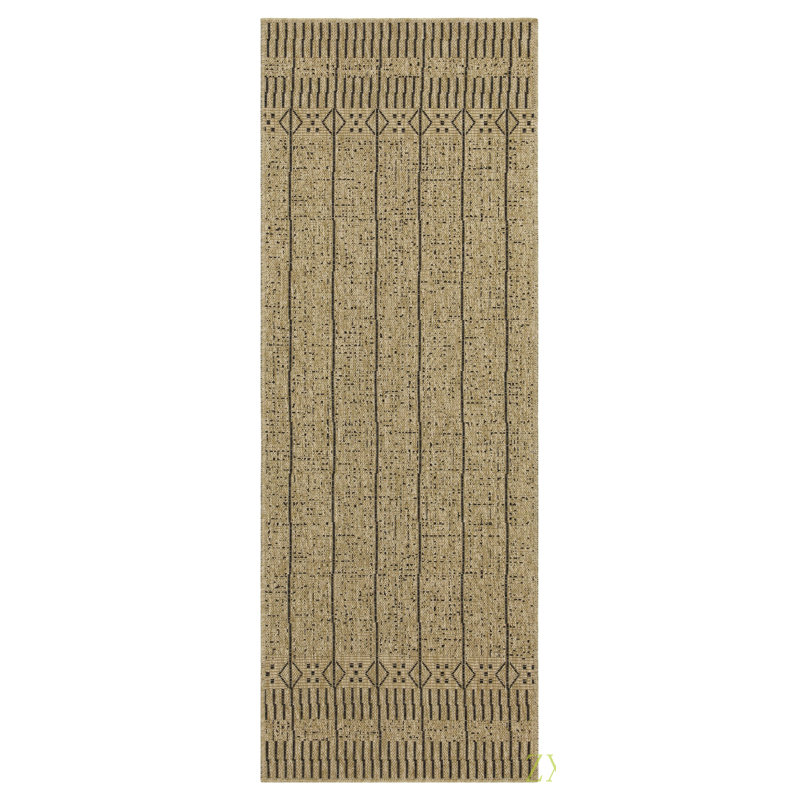 Terre 10 po X 10 pi 3 po Tapis intérieur / extérieur, Rectangulaire 7 pi 10 po x 10 pi 3 po, Brun