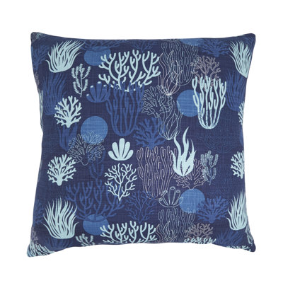 Coastal Coral Pillow Cover