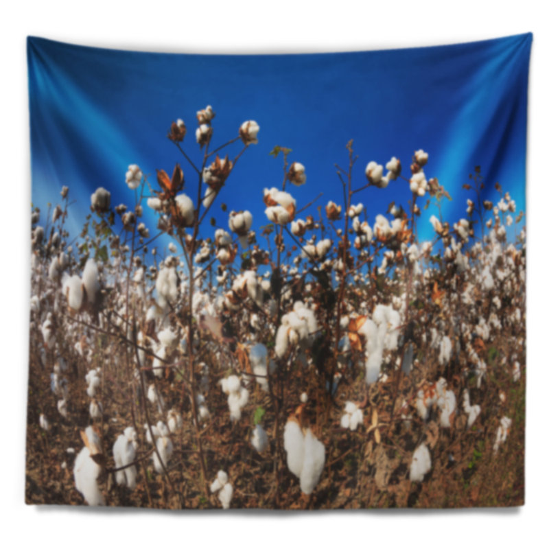 Tapisserie Blooming AlabamaField, H 32 po x l 39 po