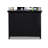 Commercial Grade Portable Bar Table - Mobile Bartender Station For Events - Includes Black Skirt And Carry Case - Standard Or LED, 45 X 18 X 38