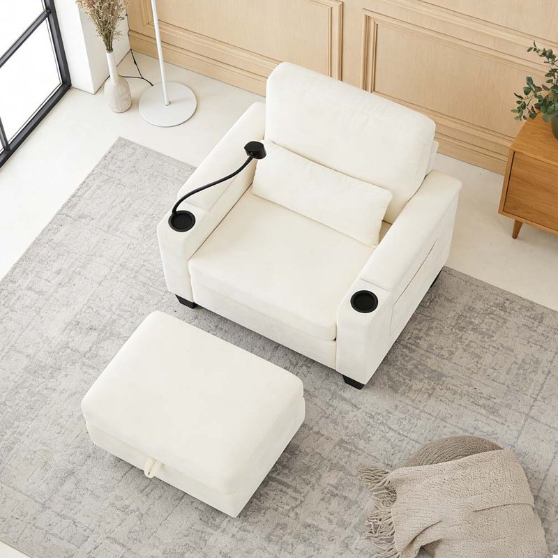 Single Sofa, Beige