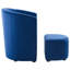 Ensemble de fauteuil avec repose-pieds et repose-pieds Divulge-2010550871