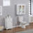 17" W Manufactured Wood Bathroom Cabinet