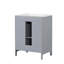Meuble-lavabo 24 po avec lavabo, meuble-lavabo avec 2 tiroirs et porte, tablette réglable-463266664