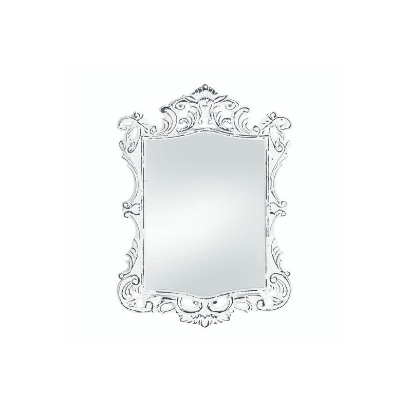 Miroir mural blanc royal