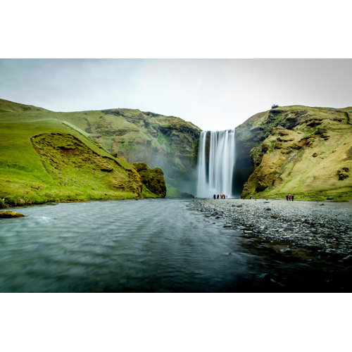 Millwood Pines Skogafoss Waterfall, Iceland On Canvas Print | Wayfair