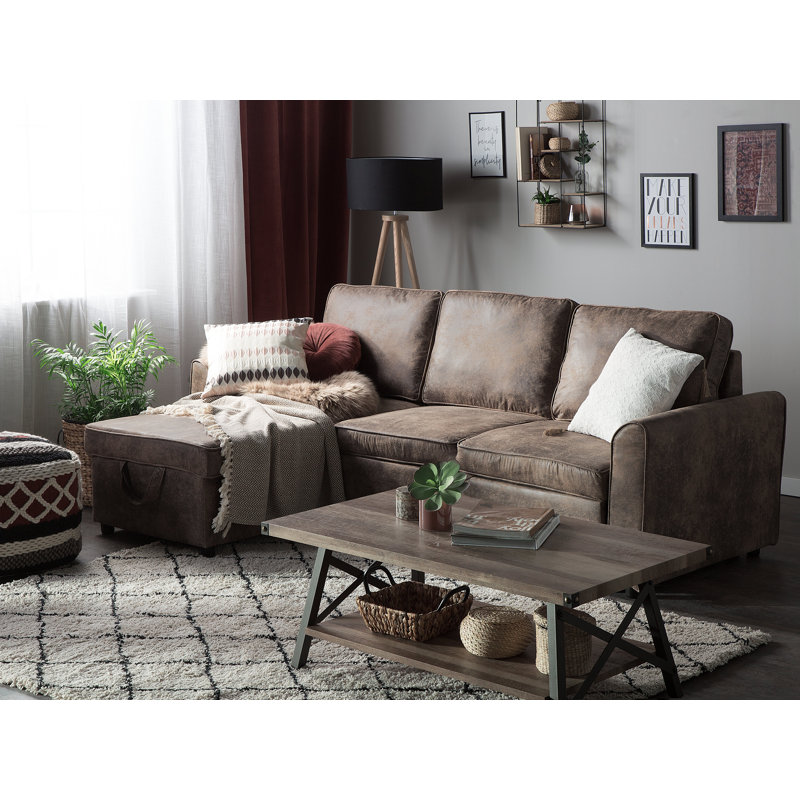 Casanova 3 Seater Sofa Bed, Brown