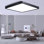 Plafonnier encastré carré 12W 24W à DEL, plafonnier à DEL blanc naturel, plafonniers modernes à fixation en surface, éclairage plat mince pour chambre à coucher, cuisine, salle de bain, etc.