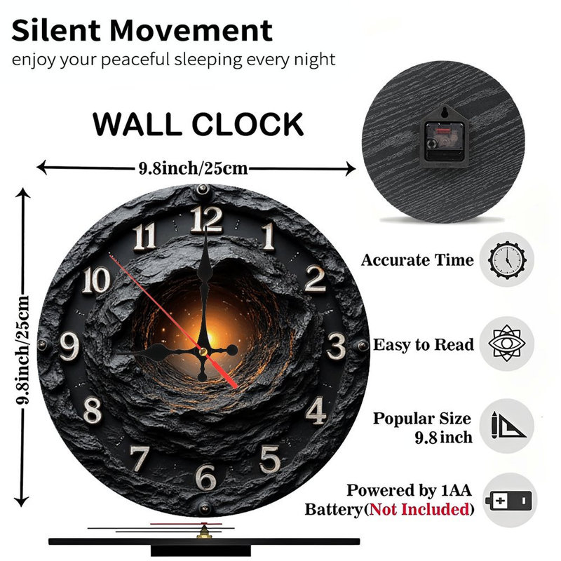 Horloge murale unique