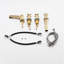 Two Handle Widespread High-Arc Bathroom Faucet With Drain Assembly