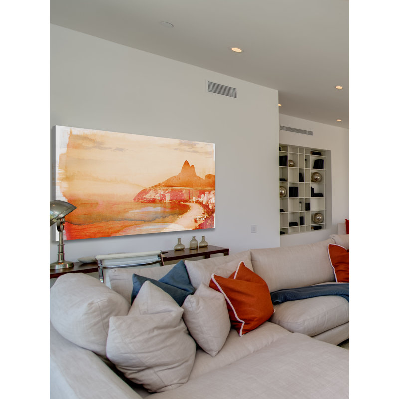 1 Piece Wrapped Canvas Painting, 57cm H x 114cm W