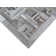 Natural Hide Cowhide Geometric Area Rug in Gray
