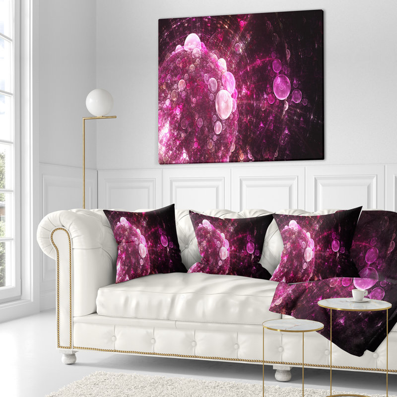 Housse et insert de coussin Floral World Bubbles, 16 po x 1 po, Coussin décoratif