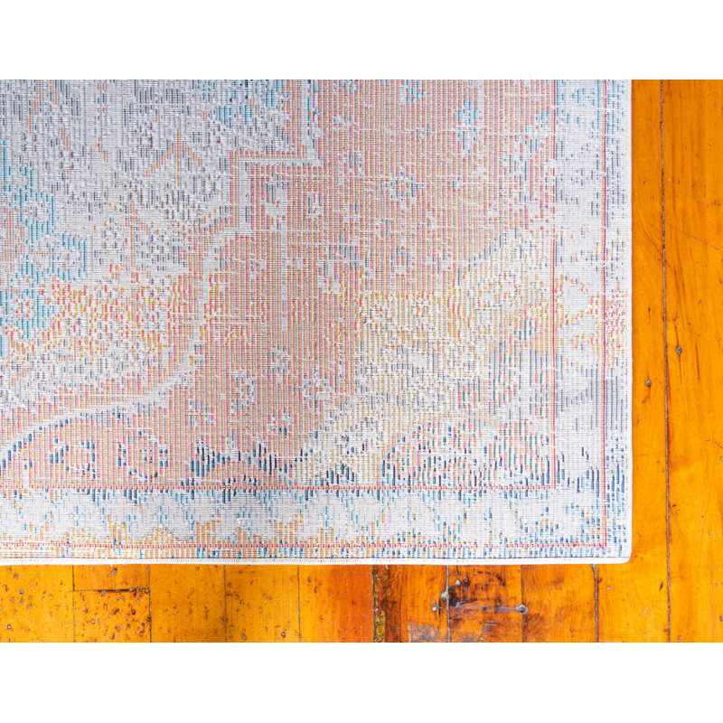 Tapis orange Dimonetta, Rectangle 5 pi 1 po x 8 pi