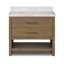 Meuble-lavabo simple Abington - marbre de Carrare-100692997