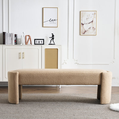 Chameau avec un rembourrage expansif - Cadre en bois, pour un long banc dans les tons de confort, maison polyvalente
