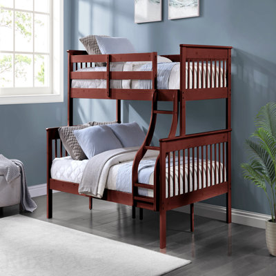 Marita Cherry Bunk Bed (Twin /Full )