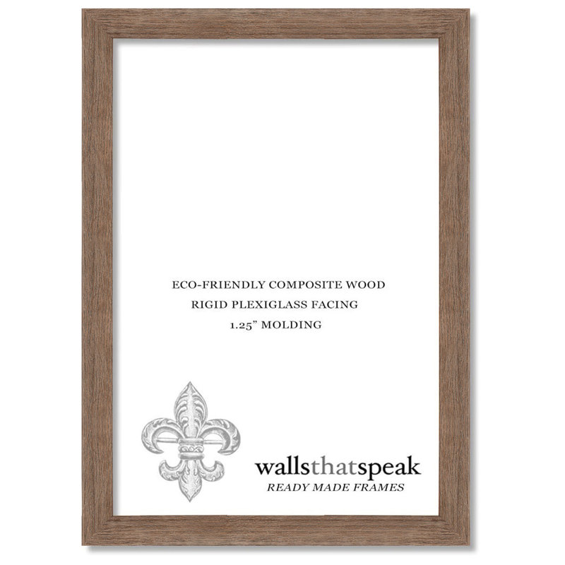 Rustic Picture Frame, 24" x 36", Brown 