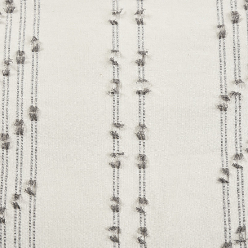 Housse de couette 100% coton - très grand / très grand et gris et très grand avec détails