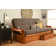Johnte Full 80" Futon Frame and Mattress with Drawer set
