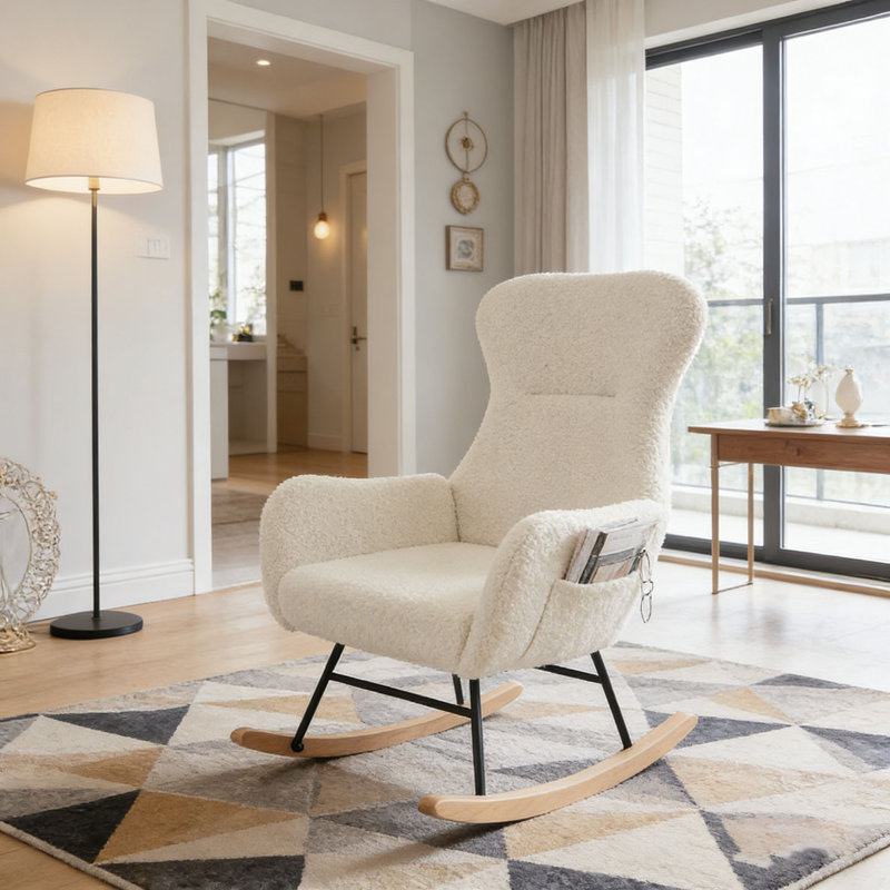 Fauteuil à bascule Teddy