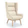 Sampson Upholstered Wingback Chair