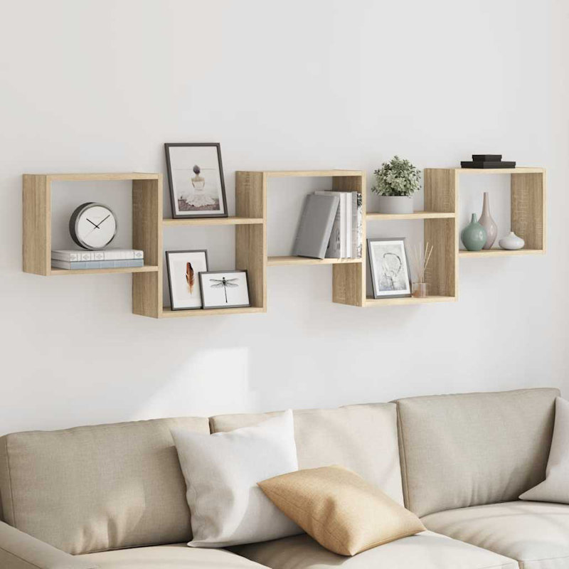10-9 Cube Shelf, Sonoma Oak