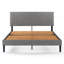 Lit plateforme tapissier avec capitonnage vertical-1774665546-1774665550