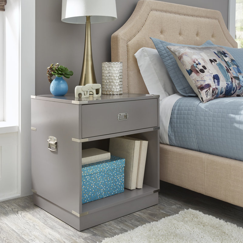 24'' W Nightstand, Frost Gray