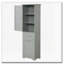 Armoire de rangement autoportante avec tiroirs et tablette réglable-410774647