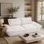 Canapé moderne infonuagique, canapé modulable à assise profonde pour salon, canapé confortable et moelleux avec grands coussins