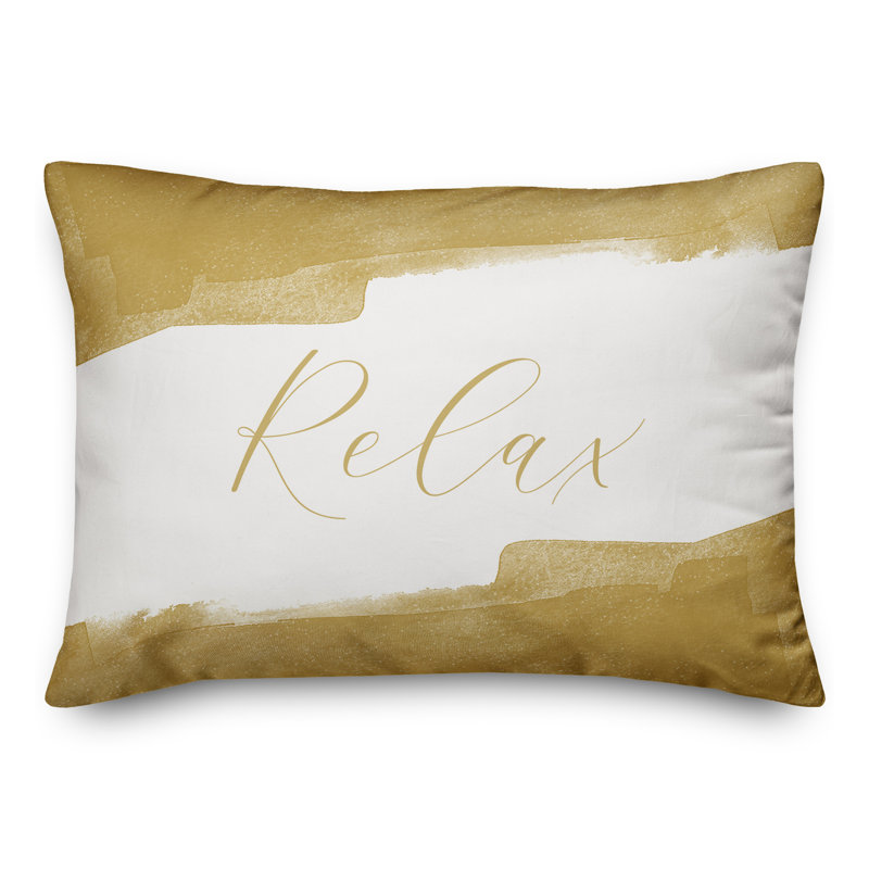Housse et insert rectangulaire pour l'extérieur Relax Watercolor 20, Jaune