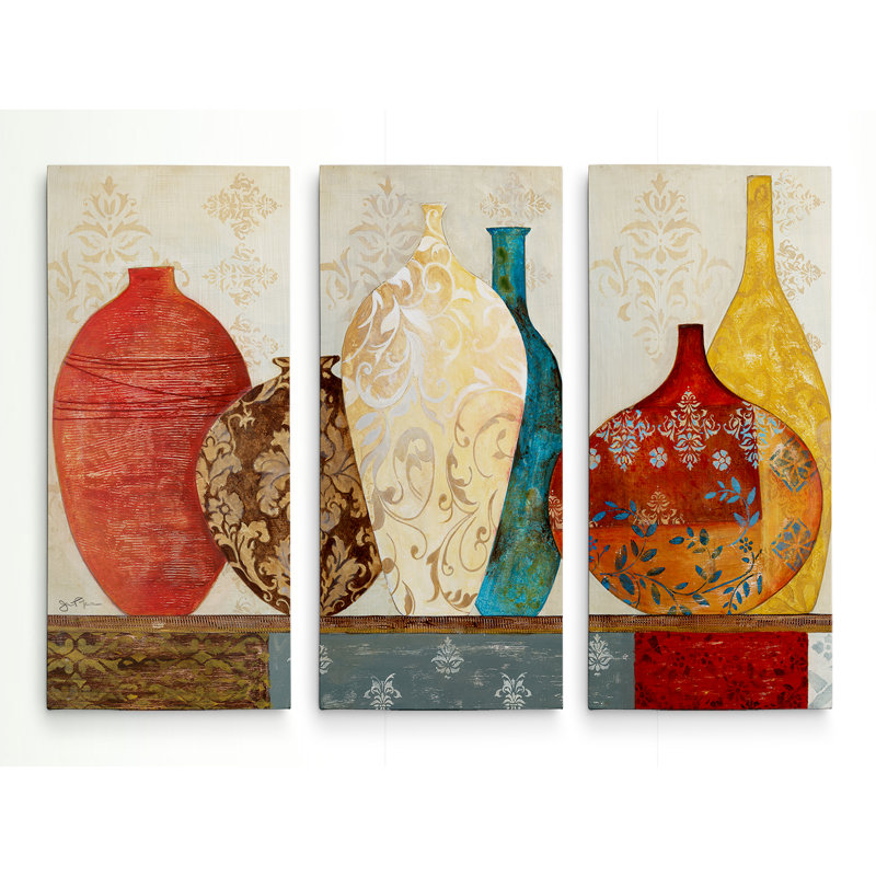 " Collection Of Memories " 3 - Pieces, 32" H x 64" W x 1.5" D