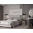 Taahir 2-Drawer Bedside Table with Open Shelf 40 cm Grey