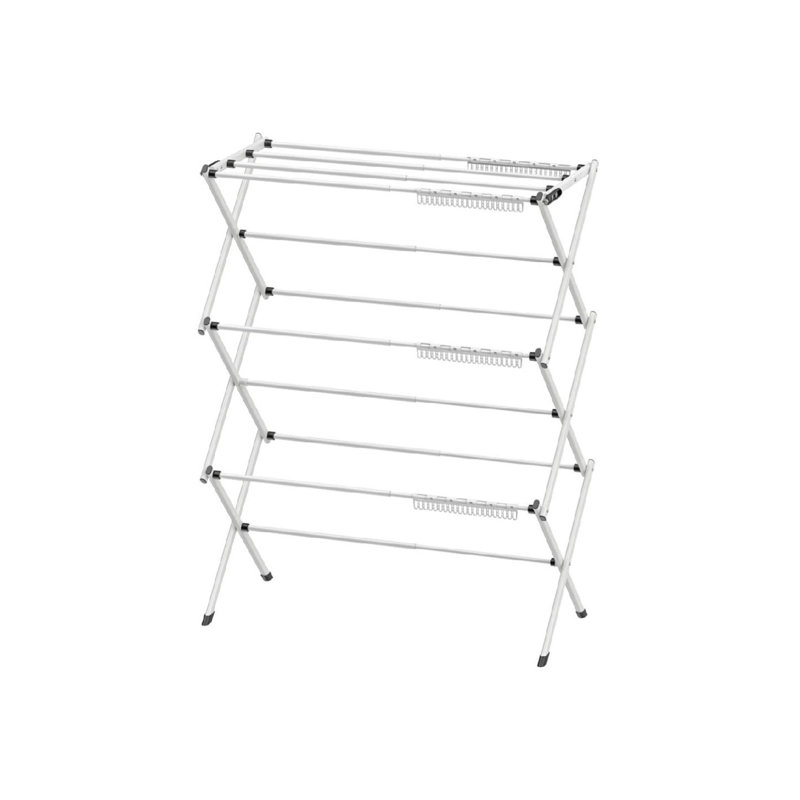 3-Tier Foldable Antirust Clothes Drying Rack