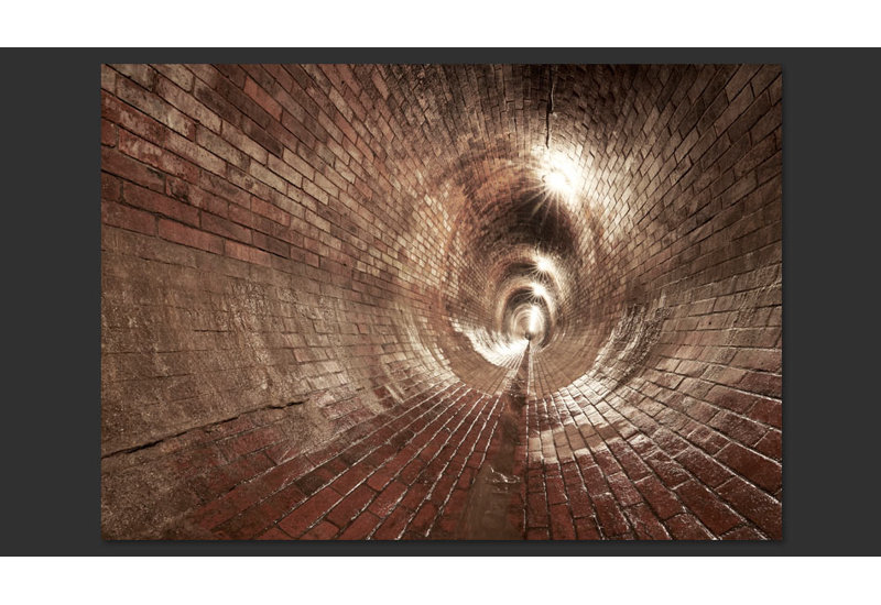 Underground Corridor 2.80m x 400cm Wallpaper