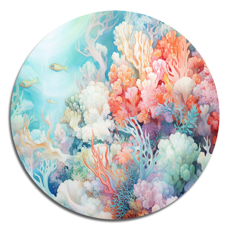 Cresencio - animaux, art en métal rond, H 29 po x l 29 po