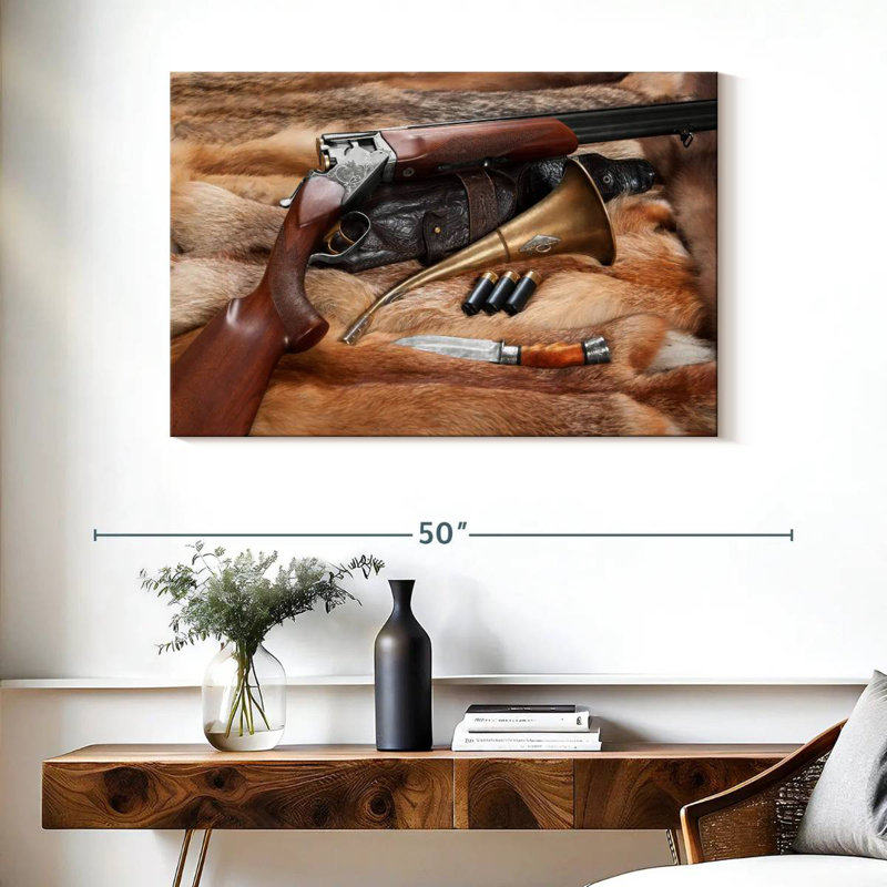 Senne Hunting Things, 26" H x 39" W