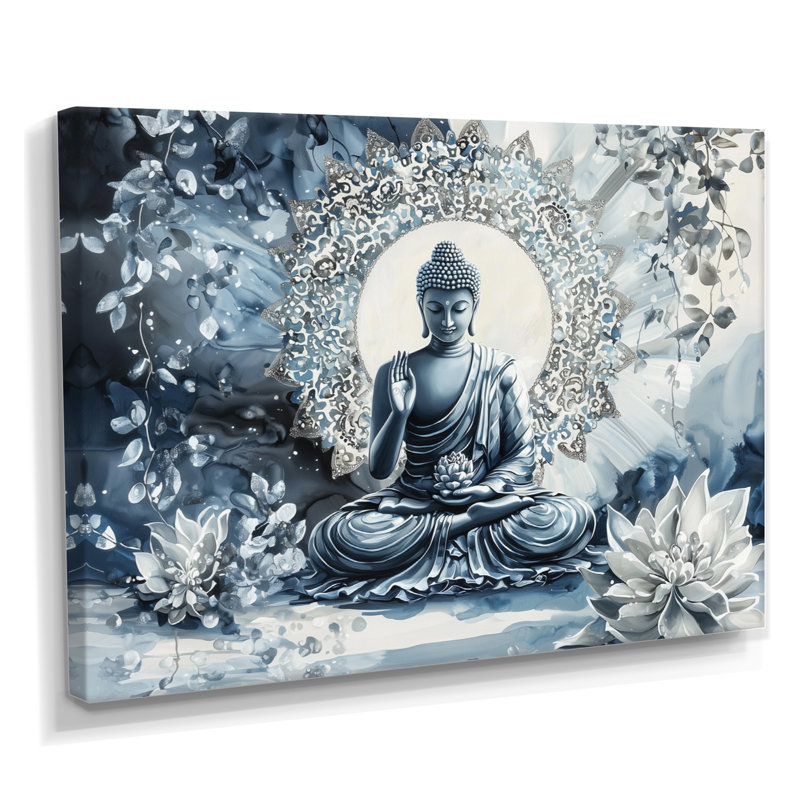 Mystic Harmony Of Buddhism I - Impression sur toile, H 34 po x l 44 po, Toile tendue, Ne s’applique pas