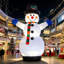Bonhomme de neige de Noël gonflable 33 ', décoration de Noël haut de gamme pour l'extérieur-1916558981