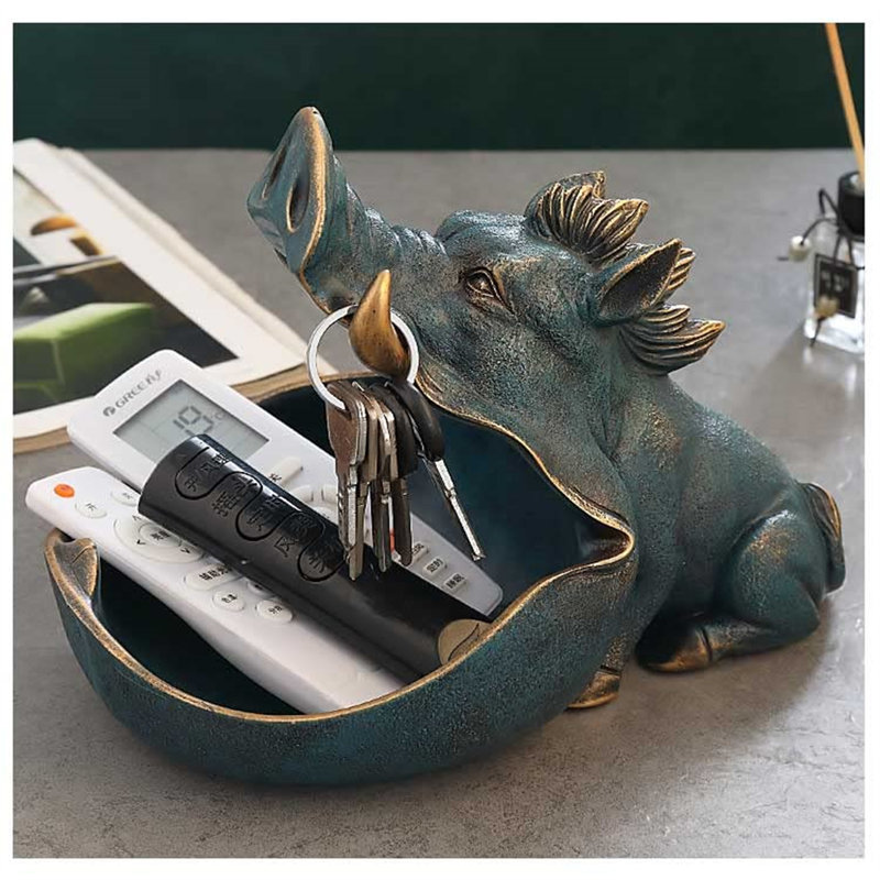Resin Wall Organizer with Key Hooks