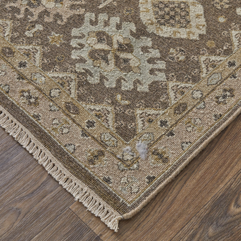 Performance Wool Oriental Indoor Rug, Rectangle 7'9" x 9'9"